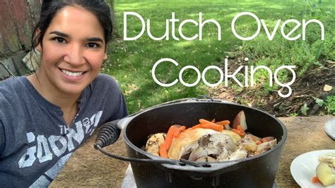 Dutch Oven/Cast iron Cooking over open fire/ relaxing video - YouTube