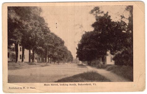 Bakersfield, Vt, Main Street, looking South | United States - Vermont ...