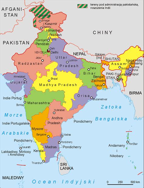 Fichier:India administrative map 1960 PL.png — Wikipédia