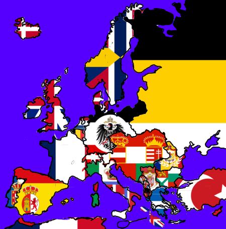 ww1 europe map flags : r/Vexillmaps