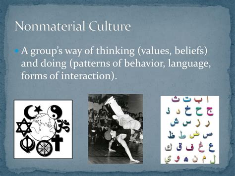 Material and Non-material Culture - ppt download