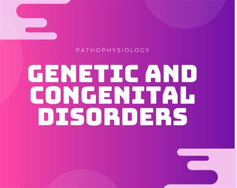 Genetic and Congenital Disorders PDF DOWNLOAD - Etsy