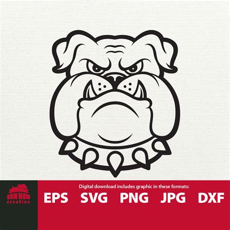 Bulldog Mascot Svg Bulldog Logo Bulldog School Logo Svg - Etsy