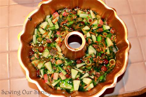 Sewing our Sanity: Green Jello Salad Recipe - A Family Favorite?