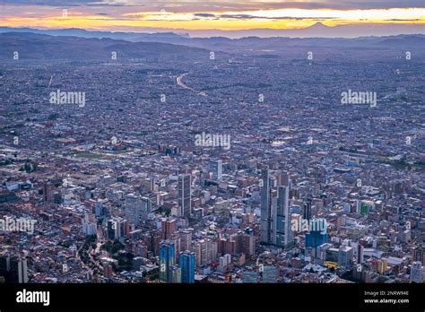 Skyline, downtown, Bogota, Colombia Stock Photo - Alamy