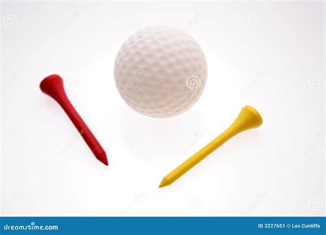 Golf ball & tees stock image. Image of colors, golf - 3227651