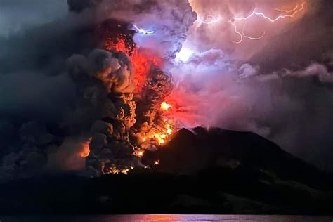 Volcano eruption in Indonesia prompts tsunami alert, evacuation orders