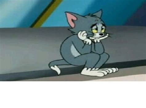 Sad Tom Cat Blank Template - Imgflip