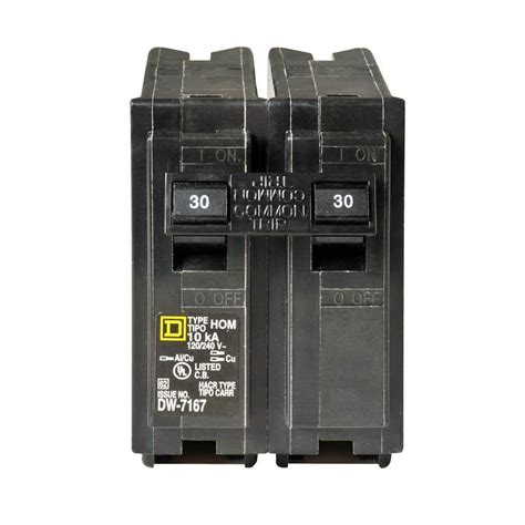 Square D Homeline 30 Amp 2-Pole Circuit Breaker(HOM230CP) HOM230CP ...