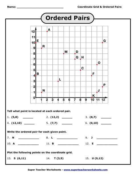 Grid map worksheets - plmrec