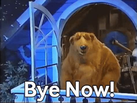 Bear In The Big Blue House Bye Now GIF - Bear In The Big Blue House Bye Now Bear - Discover ...