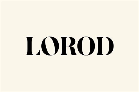 Brand identity by Pentagram's Natasha Jen for fashion brand Lorod. #graphicdesign Web Design ...