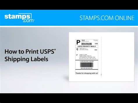 Stamps.com Online - How to Print USPS Shipping Labels - YouTube