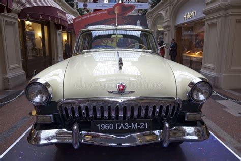 Exhibition of Soviet Retro Cars in Moscow. Russia Editorial Stock Photo - Image of universal ...