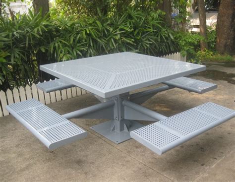 Commercial Steel Picnic Table / SPP-104A - Sunperk