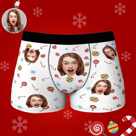 Custom Face Christmas Boxer Cute Christmas Boxer Best Christmas Gift ...