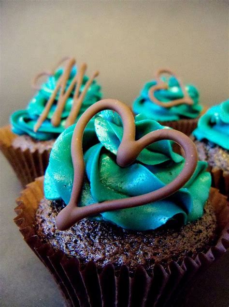 Teal chocolate cupcakes by faerie-folk on DeviantArt | Cranberry cake, Chocolate cupcakes ...