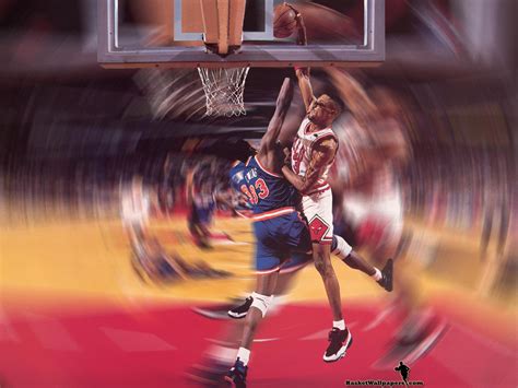 scottie pippen slam dunk photo