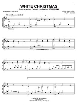 White Christmas (Piano Solo) - Print Sheet Music Now