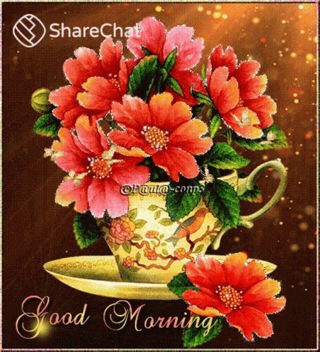 Good Morning Flowers GIF - Good Morning Morning Flowers - Discover & Share GIFs