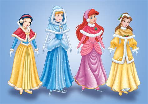 Disney Princess Holiday Paper Doll Kit on Behance