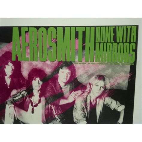 Aerosmith "Done With Mirrors" 1986 Album Poster | Chairish