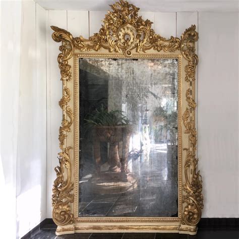 Very large antique mirror - Piet Jonker