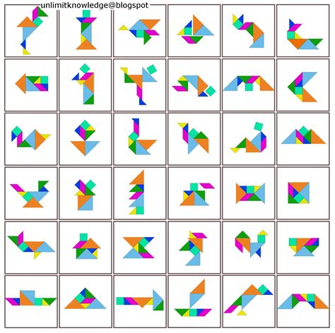 All About Right Brain Education & Kids: Tangram Puzzle