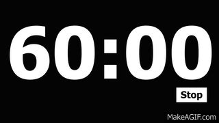 60 Minute Countdown Timer on Make a GIF