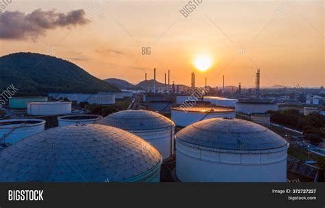 Aerial View Oil Depot Image & Photo (Free Trial) | Bigstock