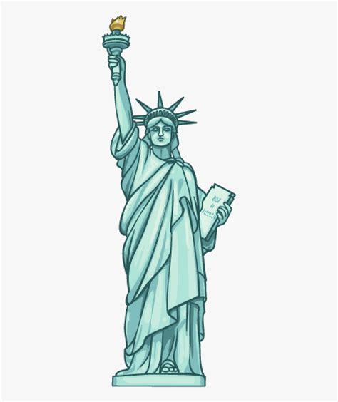 Download High Quality statue of liberty clipart animated Transparent ...