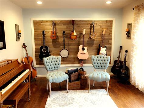 Inspirational Guitar Room Ideas https://homecreativa.com #homedecoration #homedecorations # ...