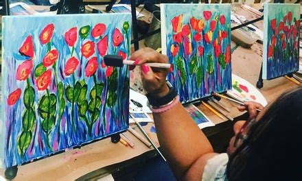 Canvas Art Classes Near Me ~ Poppies In Tuscany | Bodalwasual