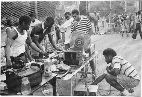 Pic of DJ Kool Herc’s first use of the breakbeat at a block party, 1973 ...