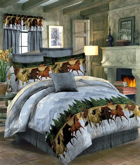 Bedroom Decor Ideas and Designs: Top Ten Equestrian and Horse Bedding