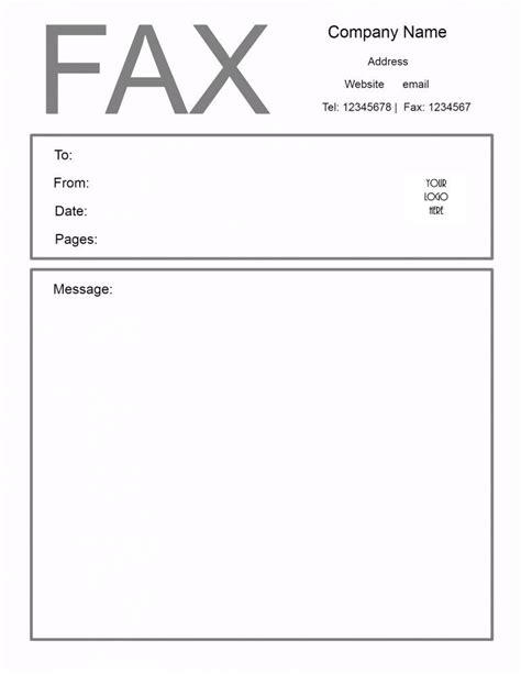 Free Fax Cover Sheet Template | Customize Online then Print