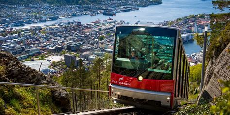 Take the funicular railway to Mount Fløyen and see all of Bergen in just 6 minutes. | Bergen ...