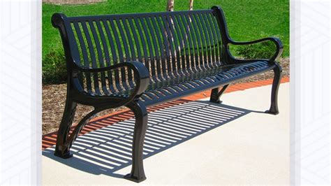 Commercial Outdoor Benches - Metal Park and Picnic Benches