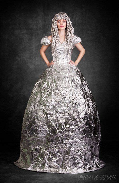 Tin Foil Ball Gown dress | Dress / Skirt | Pinterest | Gowns, Ball ...