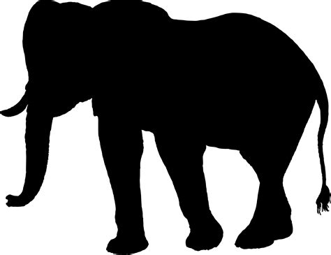 Elephant silhouette by Firkin | Animal silhouette, Elephant silhouette ...