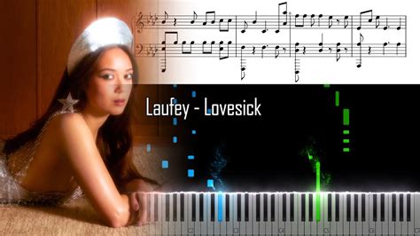 Laufey - Lovesick - Piano Tutorial - Free download sheet music and MIDI - YouTube