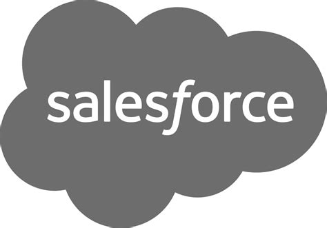 Salesforce Logo Black and White – Brands Logos