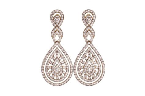 Buy Long Diamond Wedding Earrings Online in India at Best Price ...