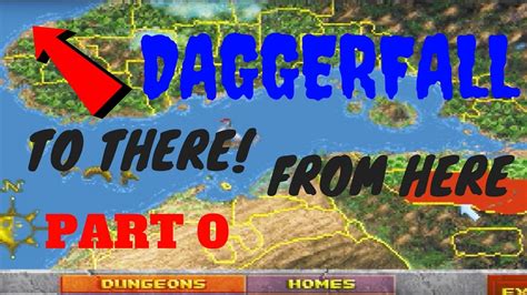 HOW BIG IS THE MAP in Daggerfall? Walk Across the Map (Part 0) - YouTube