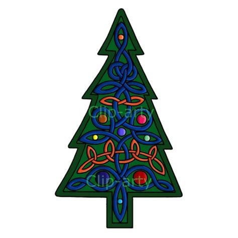 Celtic - Christmas Tree 1 - Coloured