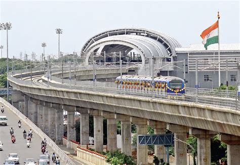 Chennai International Airport Metro Station - Chennai International ...