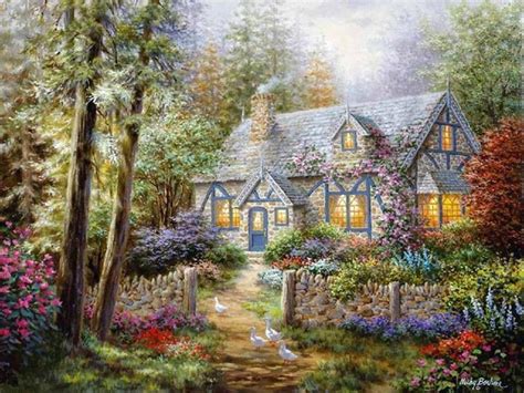 cottage | Blissful Gardens, Paths & Scenes | Pinterest