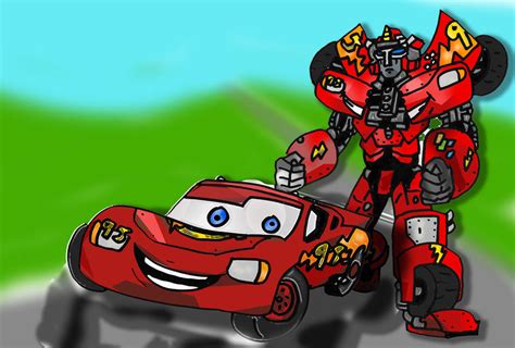 Lightning McQueen Transformer by DirtyColumbus on DeviantArt