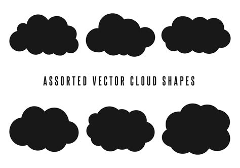 Basic Vector Cloud Shapes 93611 Vector Art at Vecteezy