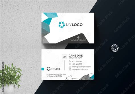 Business Card Stock Template | Adobe Stock